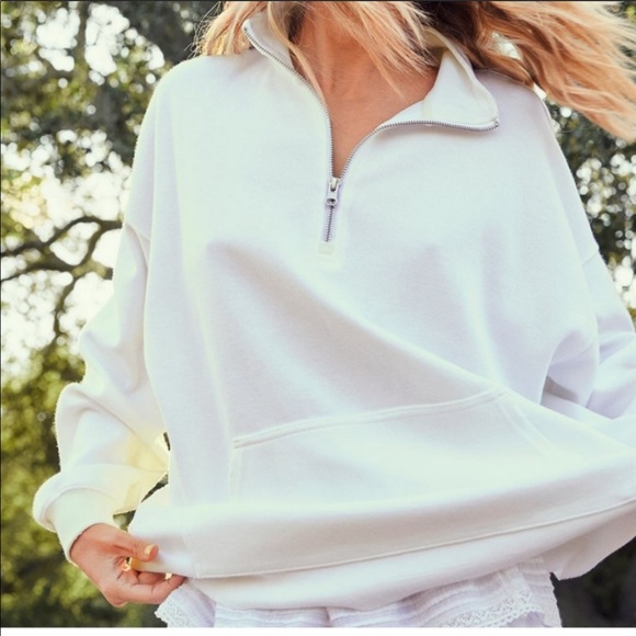 📍(SOLD) Aerie Ribbed Oversized Quarter Zip - Picture 4 of 10